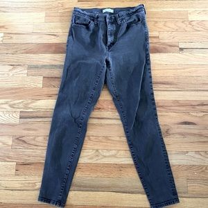 Madewell high rise skinny skinny jeans